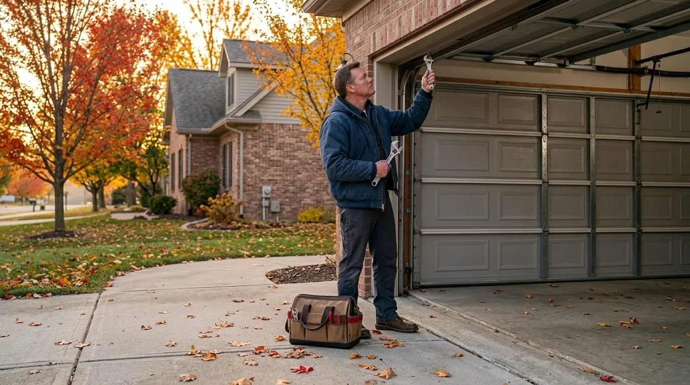 Garage door service call in Sarasota, FL